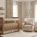 Custom Nursery Textiles Set – Curtains, Crib Skirt, Pillows & Coordinated Decor