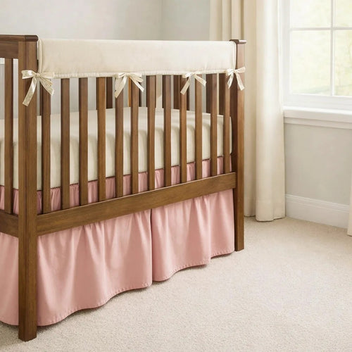 Linen Tailored Crib Skirt